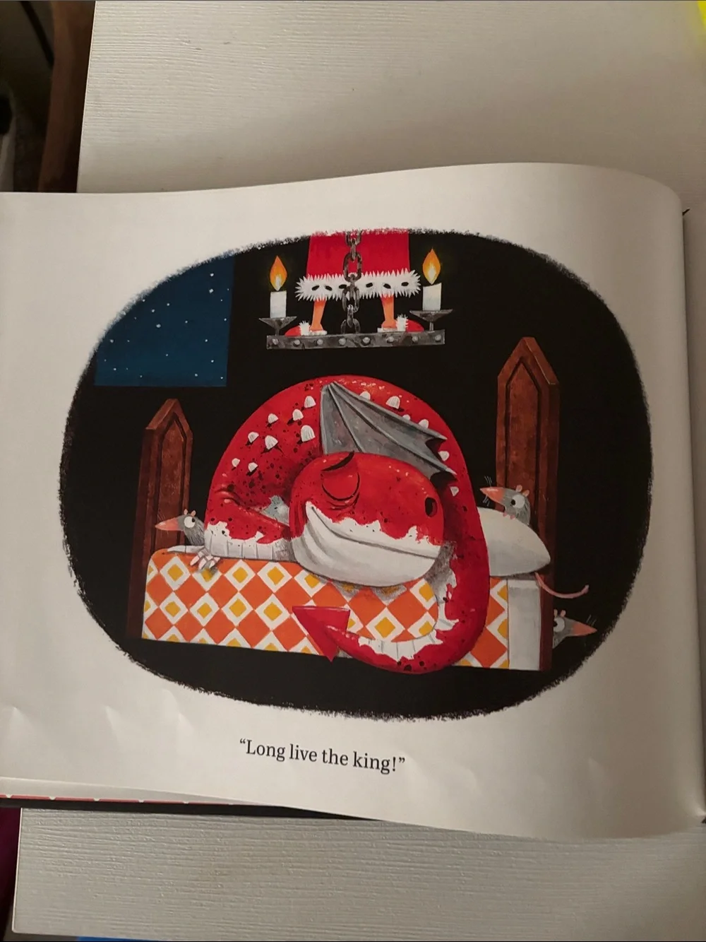 Where is the dragon? — Dark Blue Hardcover Book by